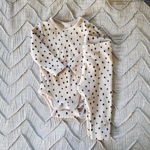 H&M Bodysuit and Legging Set Size-6 month